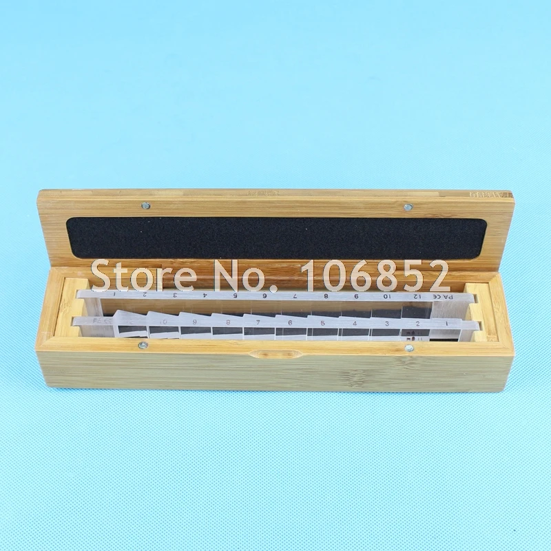HVB-22 Prism bar set 11 Horizontal & Vertical prism Nice bamboo storage case | Инструменты