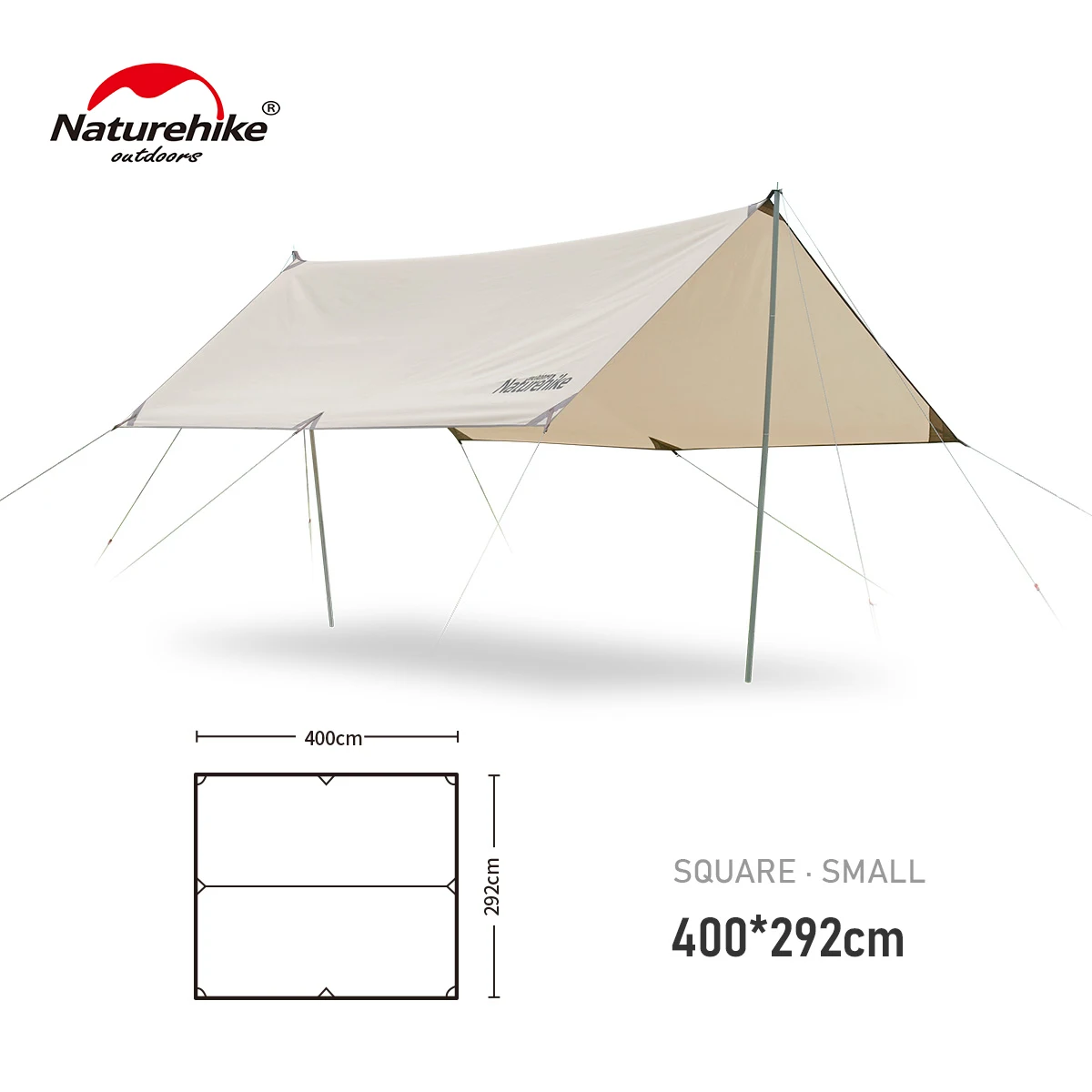 

Палатка Naturehike для 4-6 человек, семейная водонепроницаемая, из Оксфордской ткани, 150D Защита от солнца, Ультралегкая, большая, навес, для кемпинга и пикника