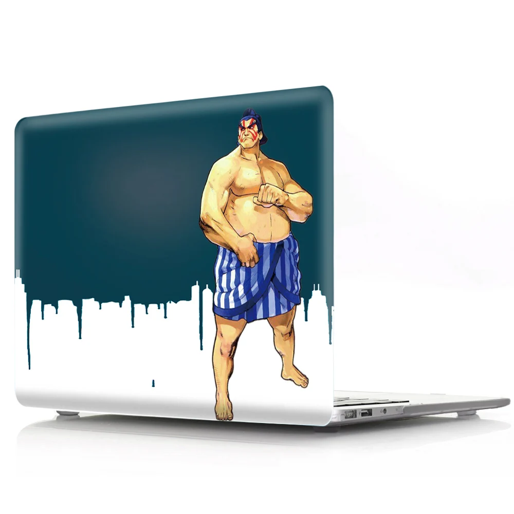 Новый 2019 сумо принт в виде ракушки чехол для ноутбука MacBook Air Pro Retina 11 12 13 15 3 4 дюймов