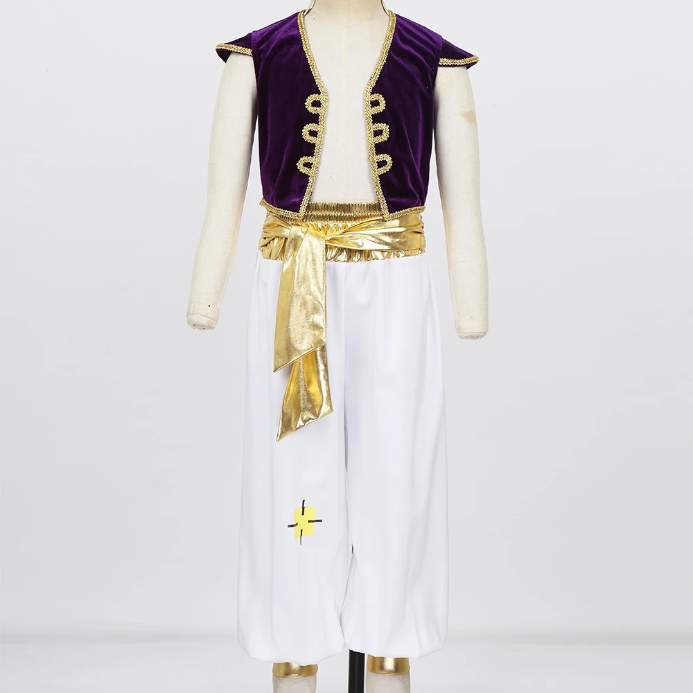 Костюм арабского принца для мальчиков жилет с рукавами-крылышками и штаны