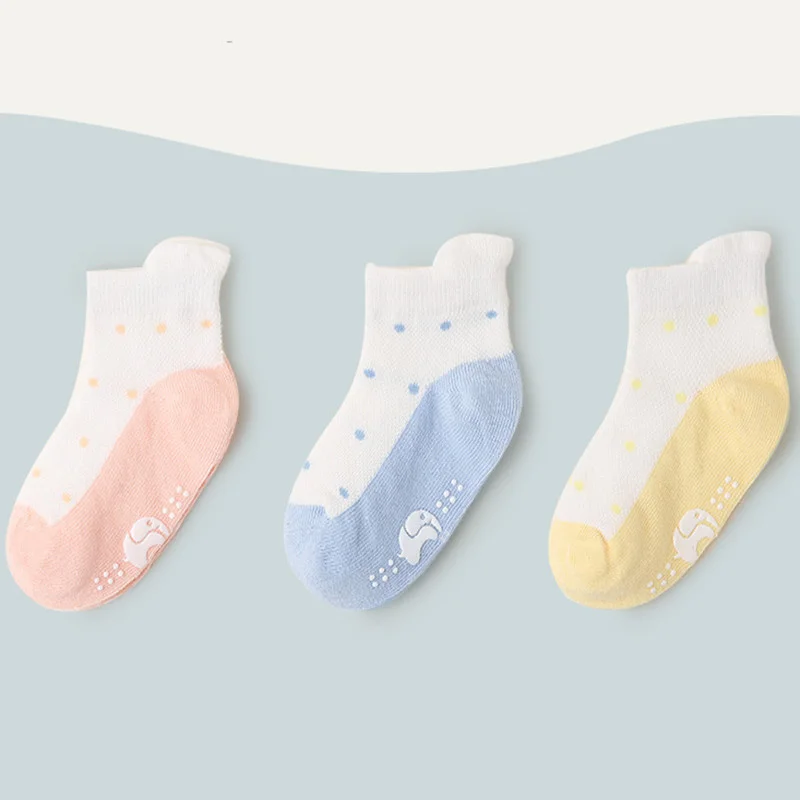 

Lawadka 0-24Month 3Pairs/set Spring Autumn Thin Newborn Baby Boys Girls Socks Anti Slip Cotton Casual Toddler Socks For Girls