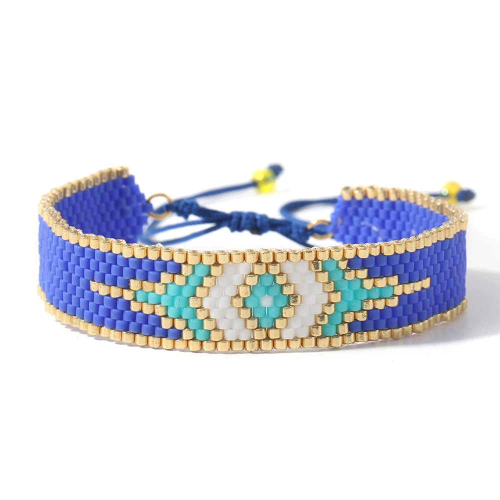 

YAUKIA Boho Pulseras Fashion Turkish For Women Pulseras Mujer Moda Miyuki Beaded Bracelet Handmade Woven Armband New Arrival