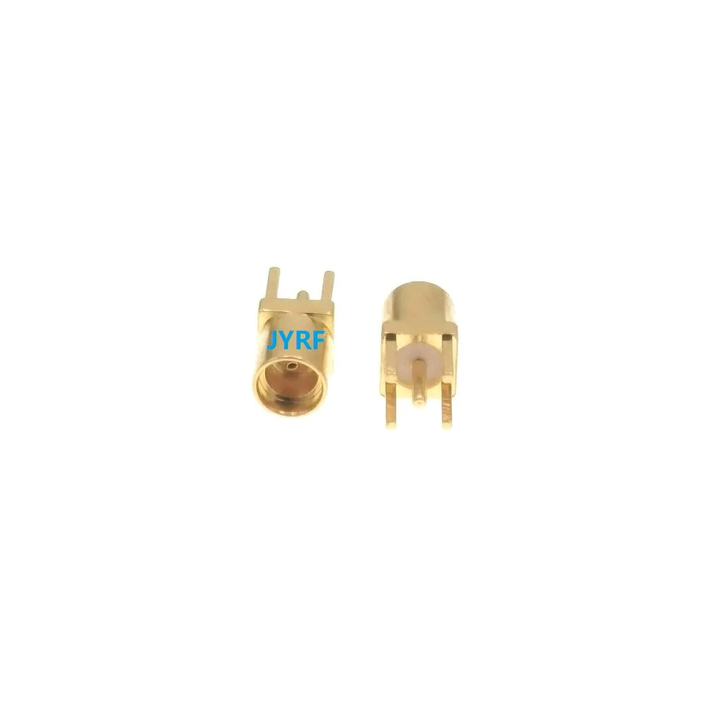 10 шт. прямой радиочастотный разъем MMCX Female PCB 50 Ом|pcb adapter|pcb edge connectorconnector socket |