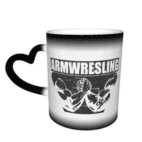 armwrestling mug cute ceramic mug hot chocolate the changes color cheap cups