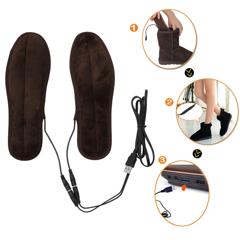 

USB Heating InsolesElectric Heating Foot Covers, Warm Foot Covers, Warm Socks Mats, And Winter Outdoor Sports Heating Insoles