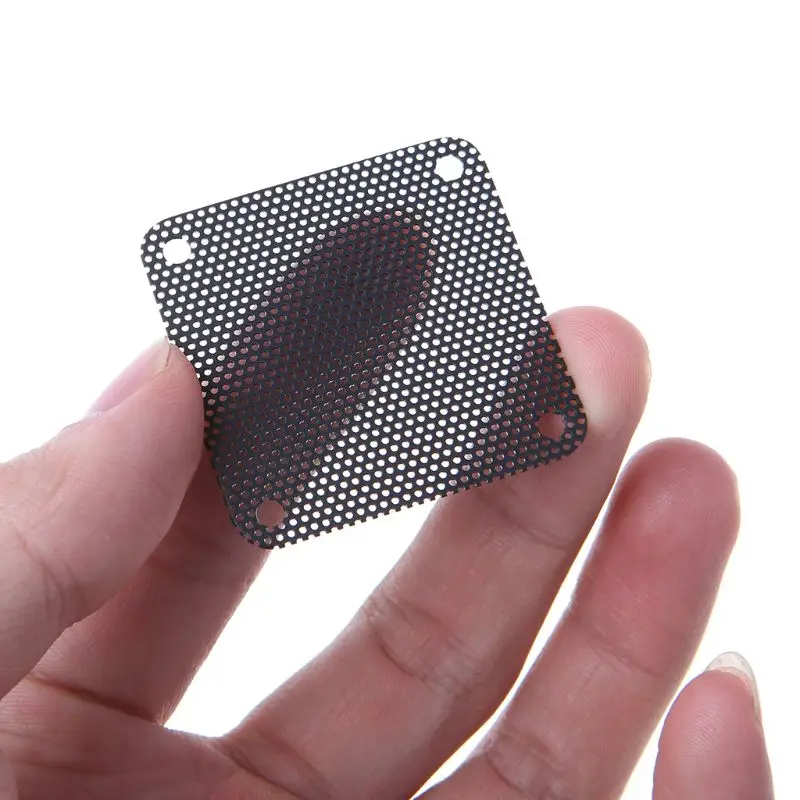 

K3NB 5PCS PVC Fan Dust Filter PC Dustproof Case Cuttable Computer Mesh Cover 40mm Mesh Black
