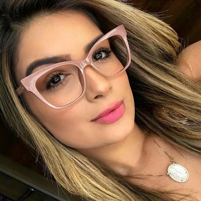 

2021 Vintage Square Transparent Glasses Frame Women Fashion Brand Designer Simple Eyeglasses Female Spectacles Oculos Feminino