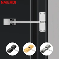 naierdi 40kg automatic spring door closer stainless steel adjustable door closing silver device black gold door hardware