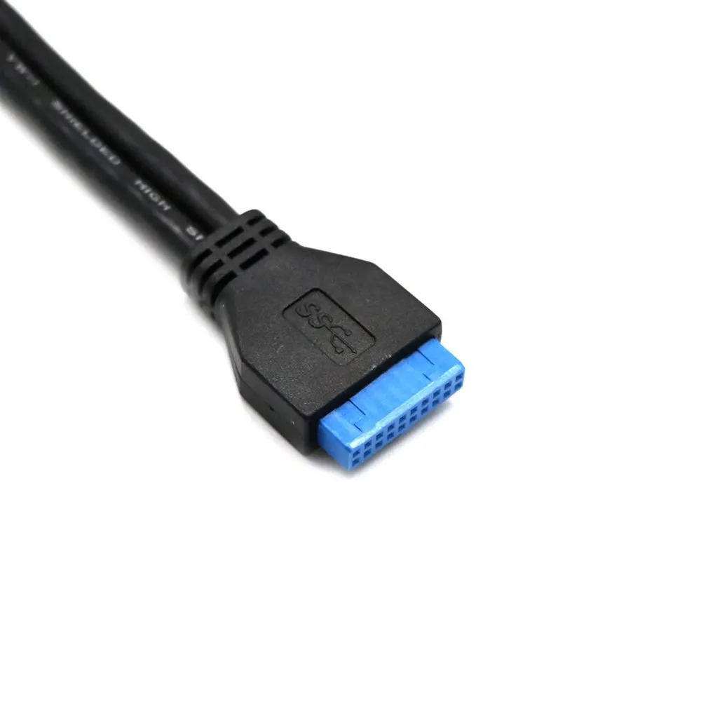 10-дюймовый 2 порта Usb 3 0 Type-A до 20Pin материнская плата гнездовой разъем y-кабель
