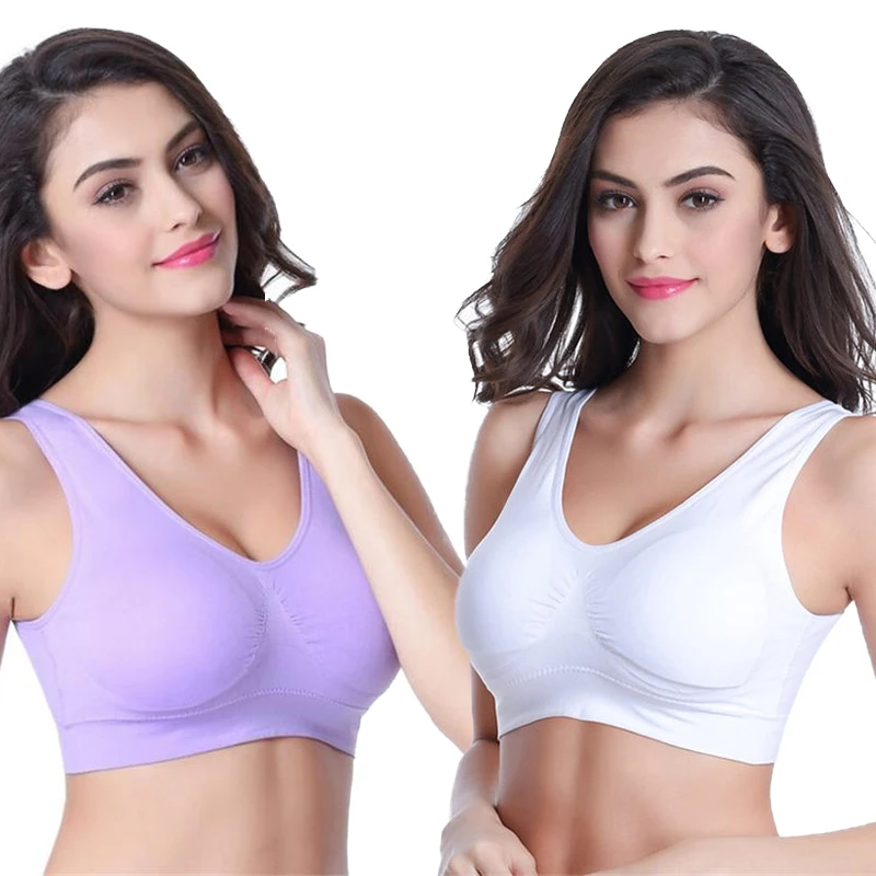 Мягкий Спортивный бюстгальтер для бега и занятий йогой ударопрочный спортивный