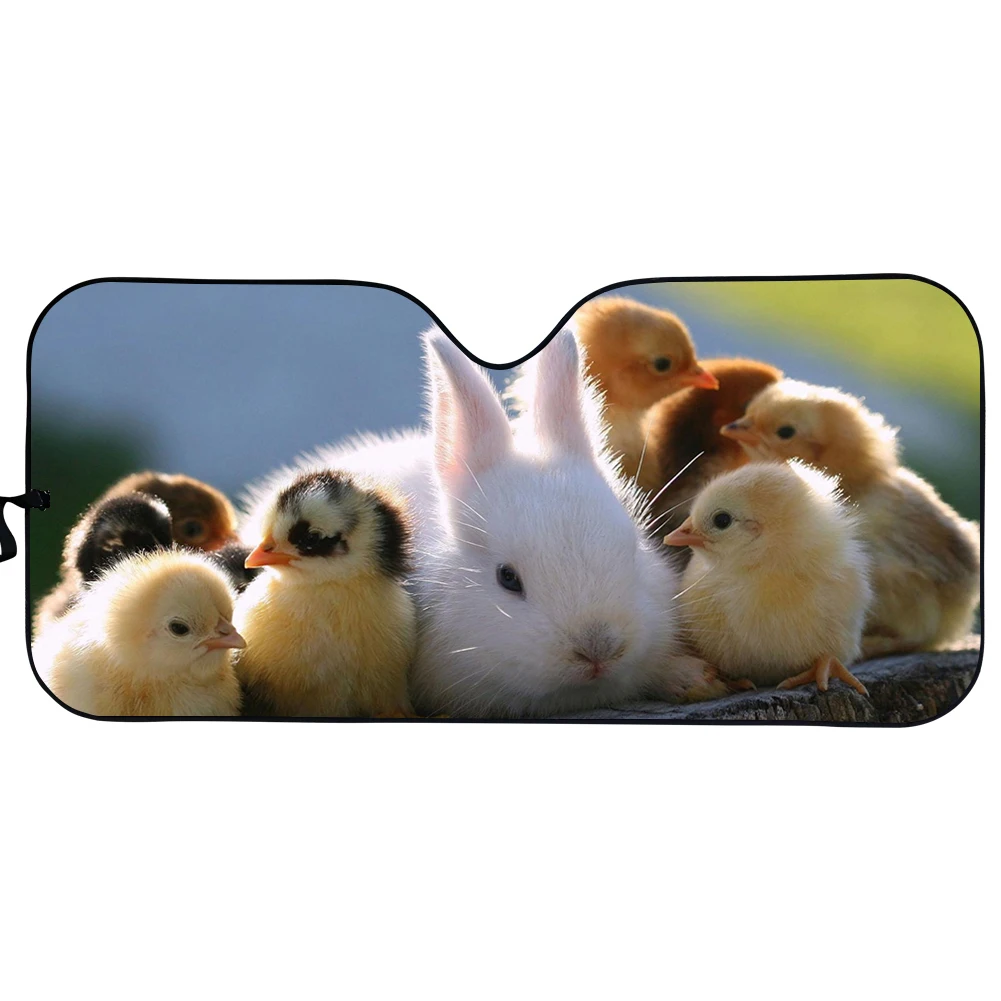 

Автомобильные аксессуары для интерьера животных, милый автомобильный солнцезащитный козырек на лобовое стекло, защита от УФ лучей, внутрен...