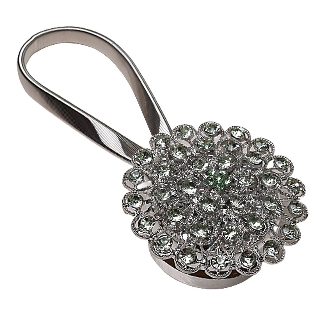 Зажимы для занавесок занавеска с бриллиантами зажимы эластичной