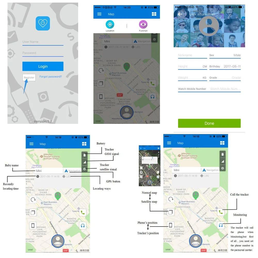 Смарт GPS трекер ошейник для собак водонепроницаемый локатор GSM wifi lbs приложение для домашних животных отслеживающий прибор с сигнализацией анти-потеря Geofence