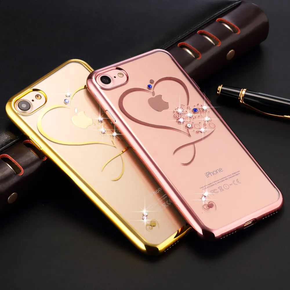 Силиконовый чехол с сердцем для IPhone 11 Pro Max X Xr Xs 8 7 Plus 6S 6 5 5S SE 2020 противоударный