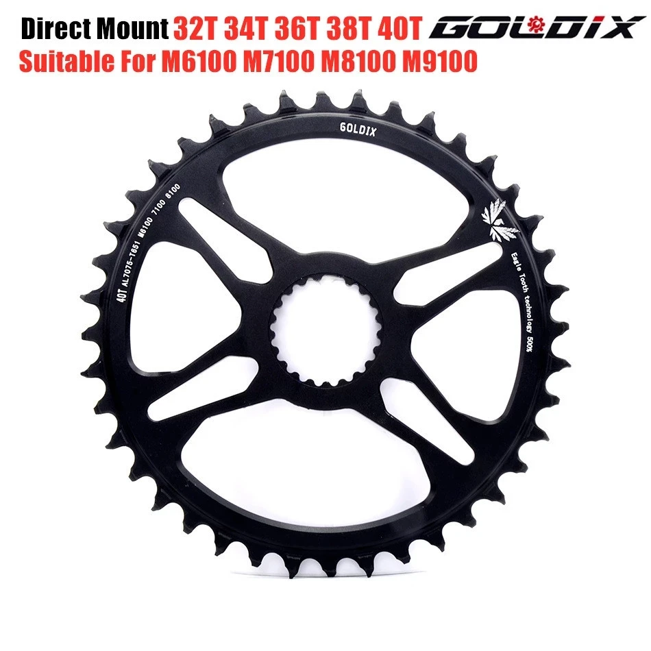 

Direct Mount Bike chainring MTB 32T 34T 36T 38T 40T Narrow Wide Bicycle Chainwheel for M6100 M7100 M8100 M9100 12 speed Crankset