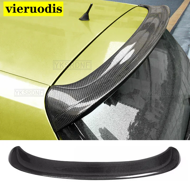 

Автомобильный задний спойлер на крышу для Volkswagen VW Golf 5 V MK5 R32 GTI 2006-2009, Автомобильный задний спойлер из углеродного волокна