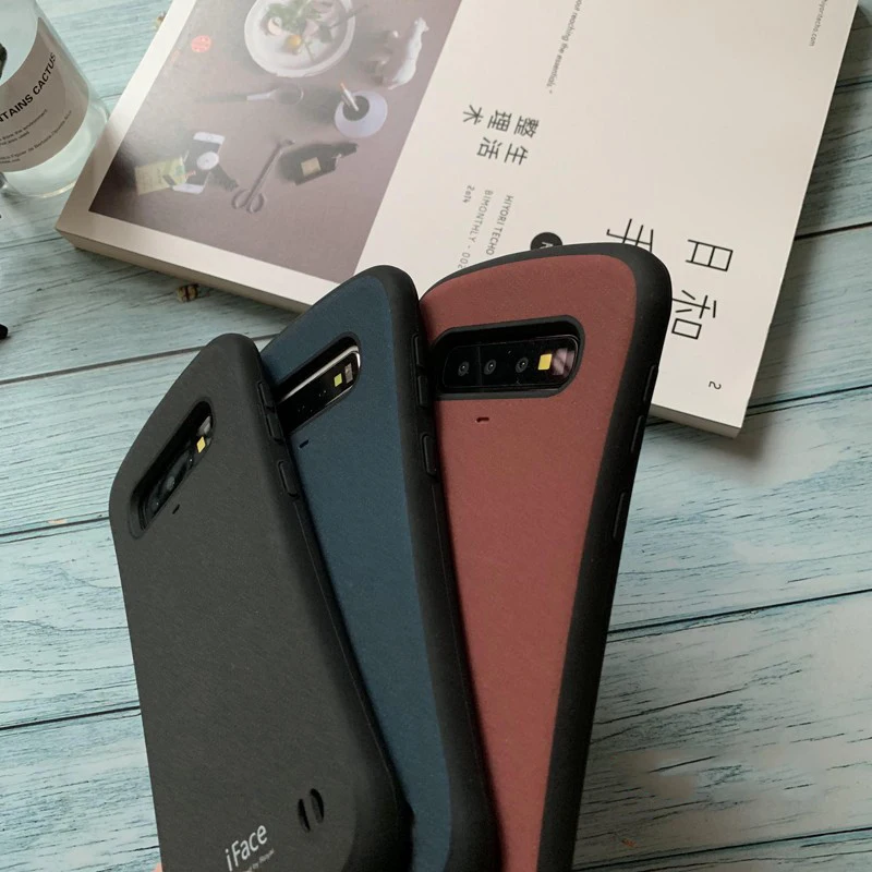 Корея Япония iFace PC скраб противоударный чехол для телефона для samsung S10 Plus S10E анти-падение дуги шок чехол для samsung S10 coque чехол s