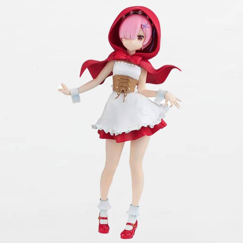 Фигурка японского аниме Re:Life in a different world from zero Ram/Rem red hat экшн фигурка Модель