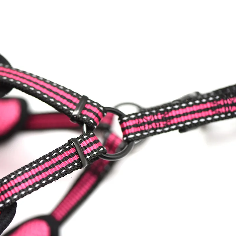 Набор поводков для собак i образный нагрудный ремень полиэфирная дышащая сетка
