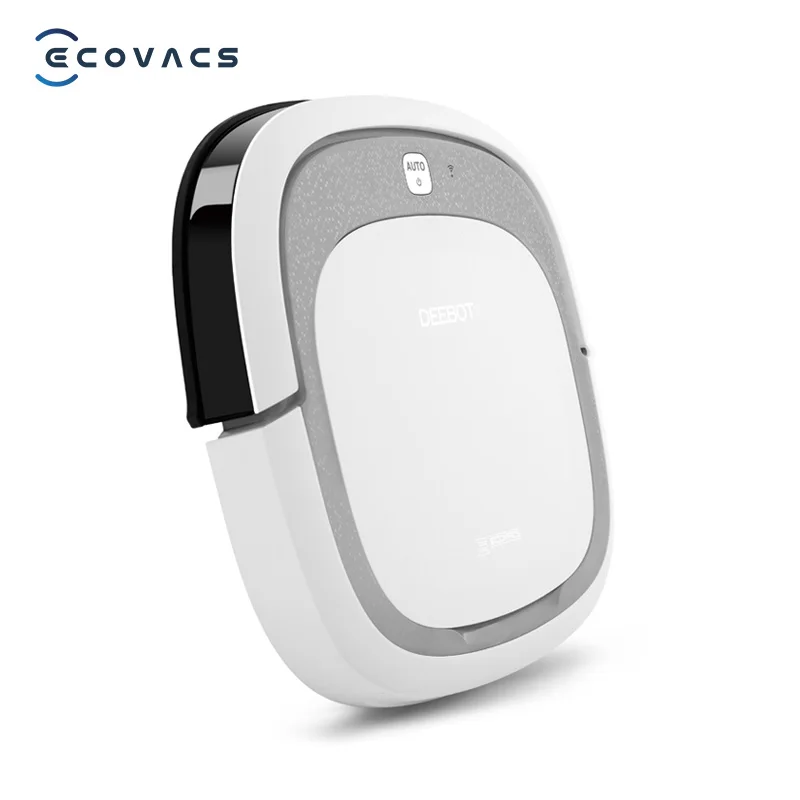 Робот пылесос для сухой и влажной уборки ECOVACS DEEBOT Slim 2 серый Тонкий уборка в