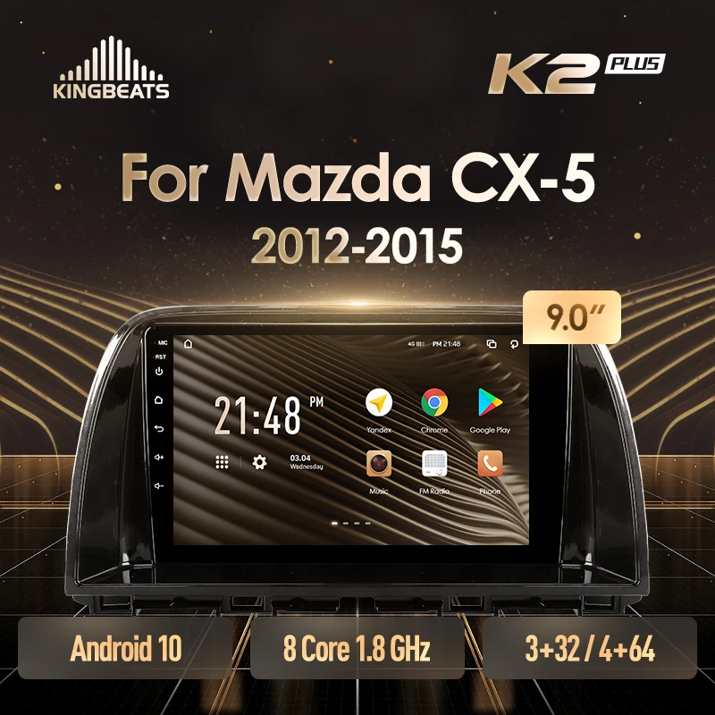 KingBeats штатное головное устройство For Mazda CX5 CX 5 2012 2015 GPS Android 10 автомагнитола на
