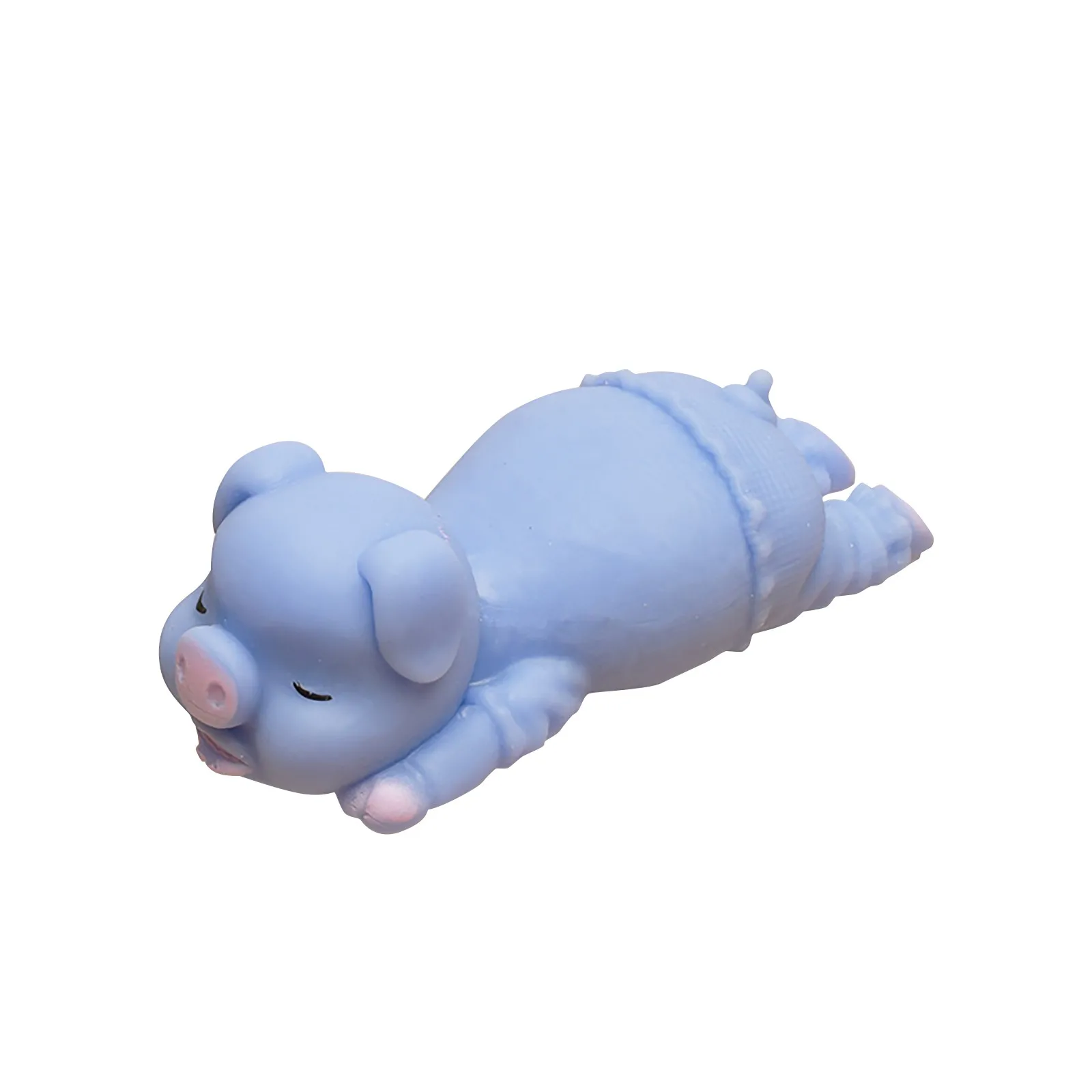 

Relieve Stress Soft Plastic Pig Creative Colorful Soft Novelty Holding Pressure Mini Supper Cute Animals Stress Relief Toy
