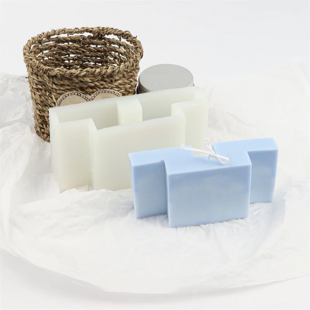 3D силиконовая форма для лестницы плоского моста свечи платформа с шестигранной