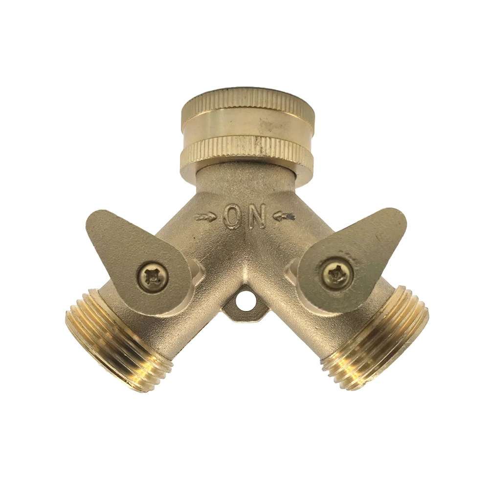 1 шт. 3/4 &quotлатунный y резьбовой соединитель распределитель шланга с