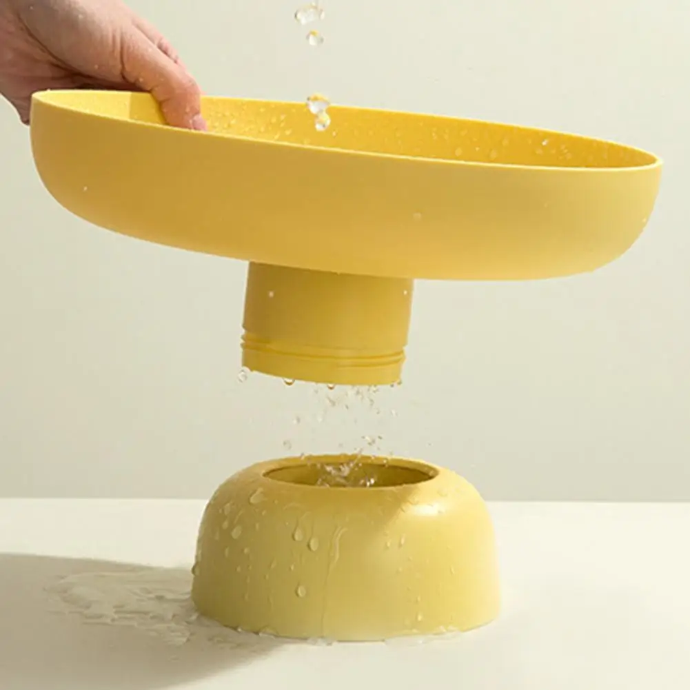 

Anti-oxidize Hollow Bottom Shockproof Practical Fruit Plate for Living Room