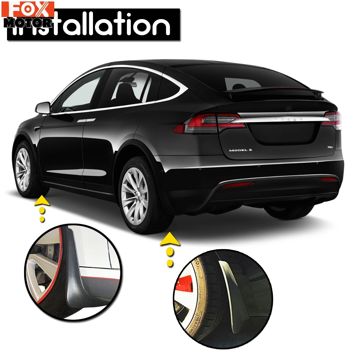 Формованные Брызговики для Tesla модель X модели 2015 2016 2017 2018 2019 2020 брызговики ЛОСКУТ