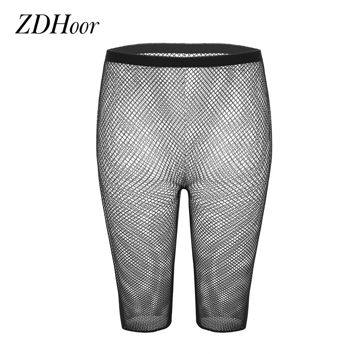 Женские леггинсы сетка брюки для велоспорта Горячие Штаны сетчатые прозрачные с