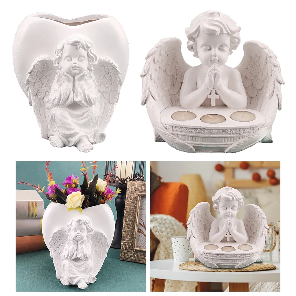 

Angel Figurine Novelty Cute Desktop Shelf Sculpture Home Office Bookshelf Tabletop Statues Decoration Birthday Gifts