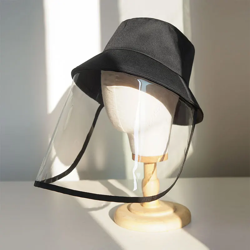 Sun Bucket Hat Fisherman Protective Transparent Removable Protection Cap Men and Women Anti-droplet Visor Shield 2020 NEW | Аксессуары