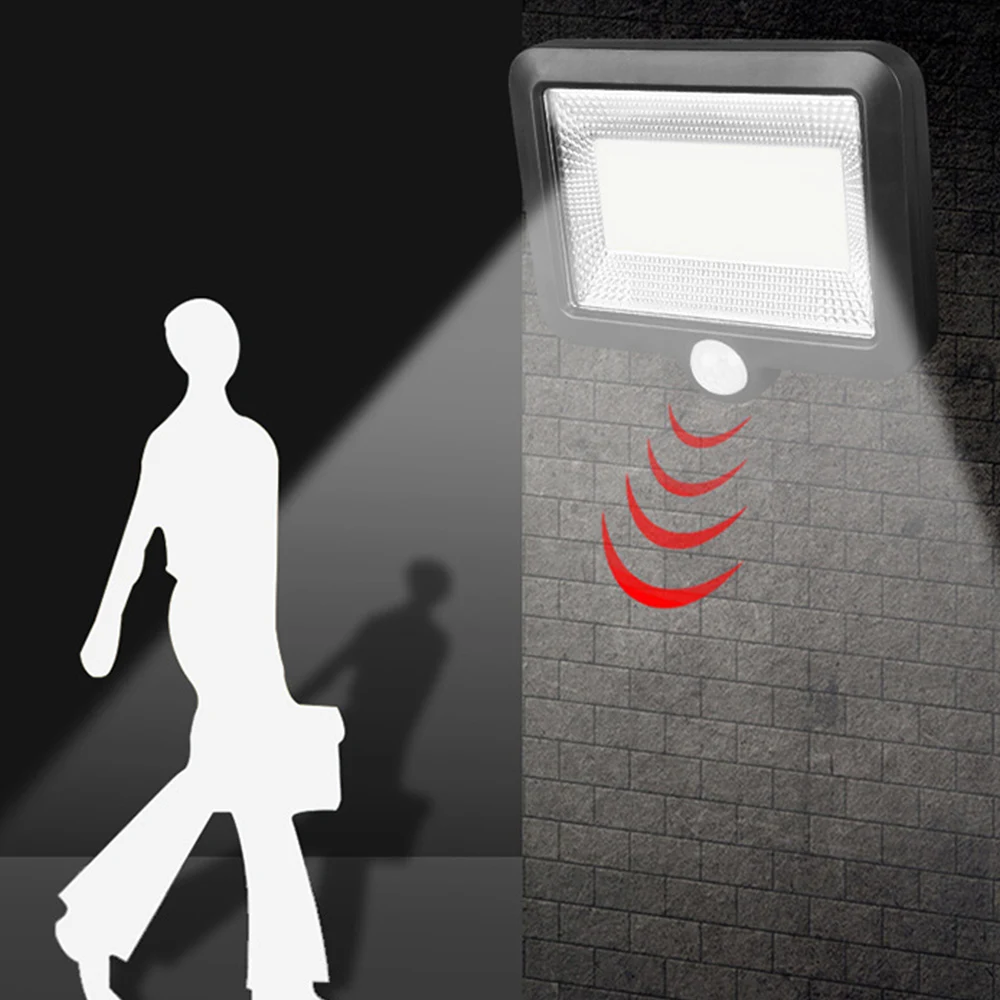 

Wall Light Security Night Light Durable Motion Sensor Wall Lamp Bright Solar Energy COB Solar Powered