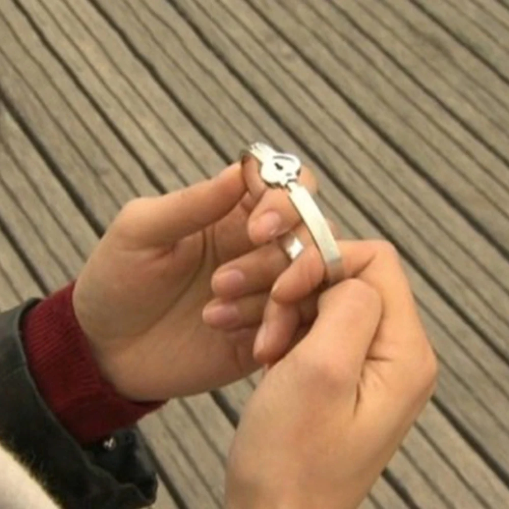 Женский набор украшений из нержавеющей стали браслет на запястье с замком в виде