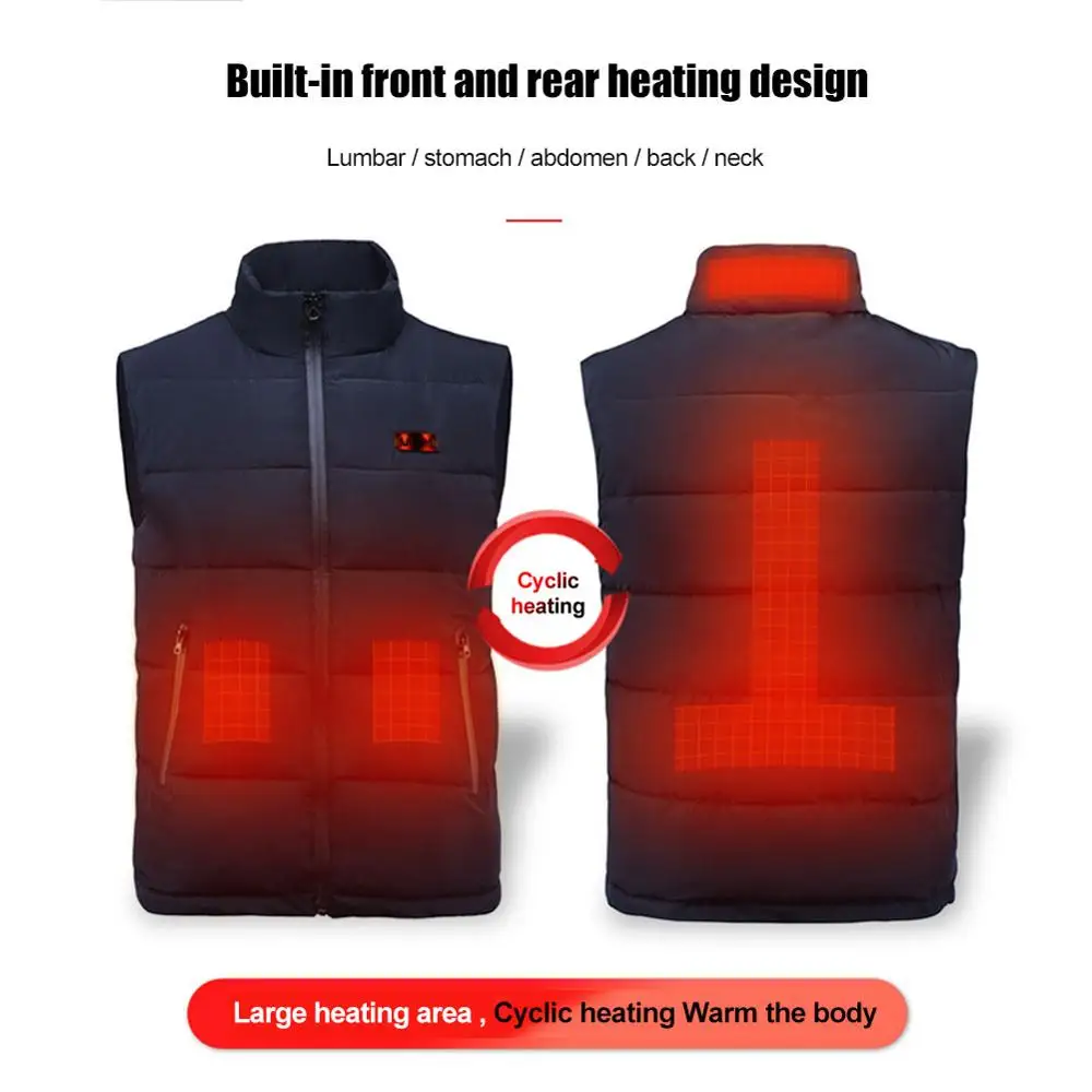 Прямая поставка уличная спортивная USB Инфракрасная куртка с подогревом пальто