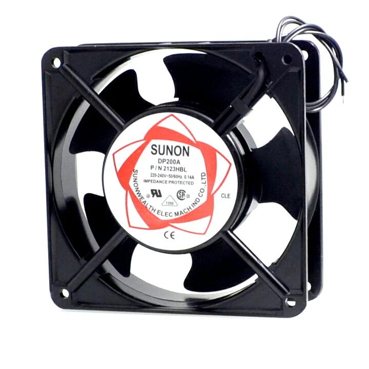 2123HBL Sunon DP200A P/N 2123HBL 2123HSL 2123XBL 2123XSL 12038 120*120*38 мм 12 см вентилятор охлаждения - Цвет лезвия: 2123HBL