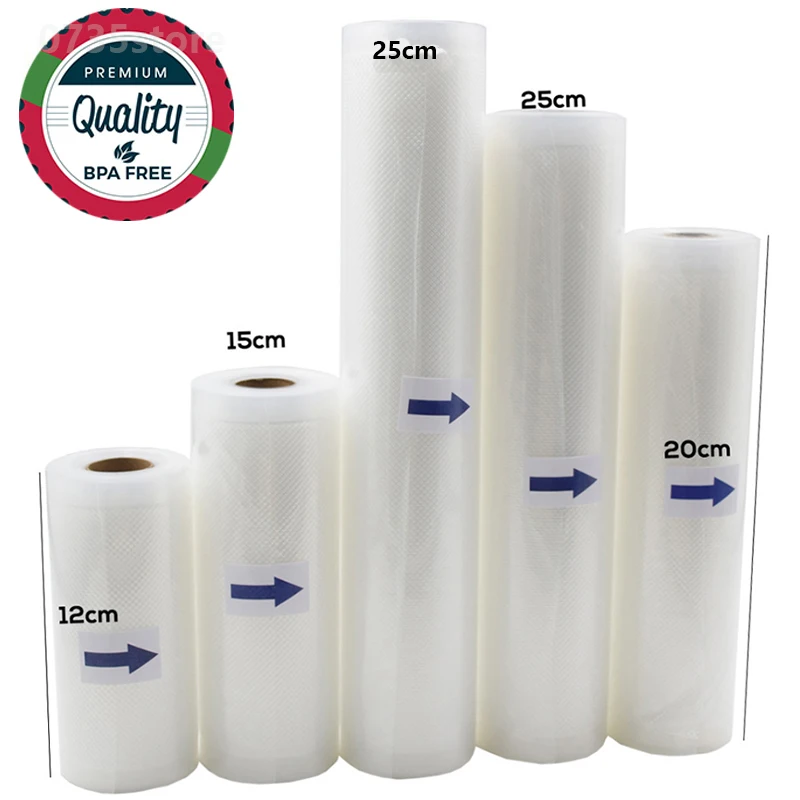 1 5 рулонов еда свежая долго держится бытовая пищевая вакуумная сумка упаковочная