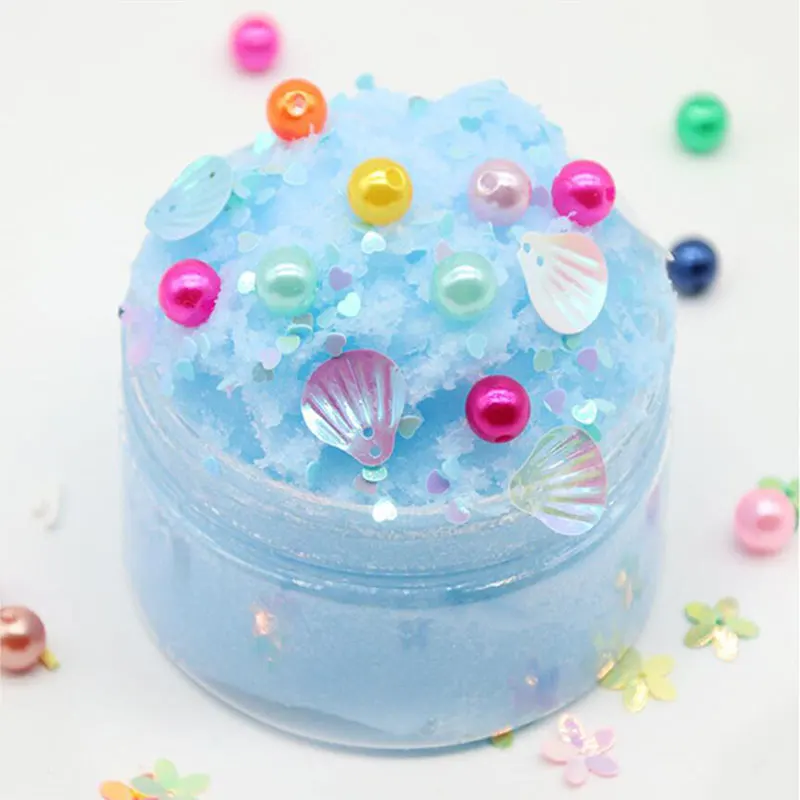 Антистрессовые игрушки красивый цвет смешивание облачной слизи шпатлевка