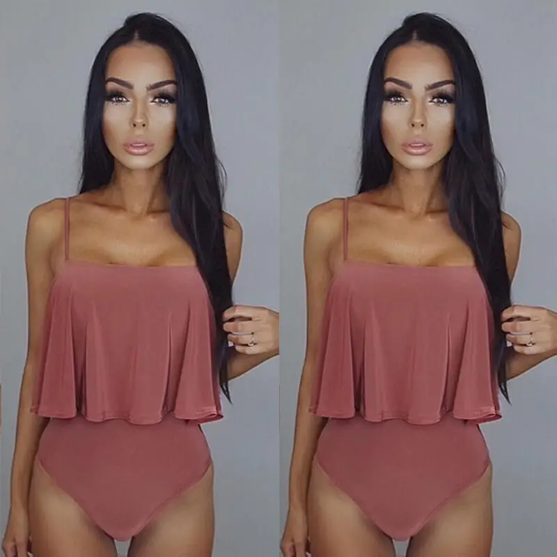 

Sexy Women One Piece Monokini Swimwear Bathing Suit Beach Bikini Up Swimsuit