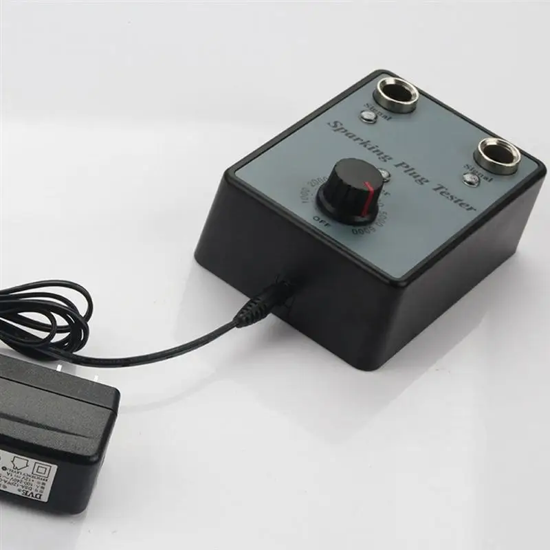 1pc Inline Spark Plug Engine Ignition Tester Two Holes Diagnostic Detector Coil System Test | Автомобили и мотоциклы