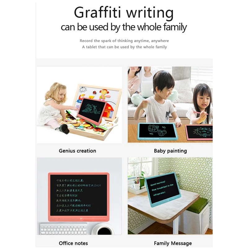 

15Inch LCD Writing & Drawing &Message Tablet Doodle Board Toys Smart Paper for Adults Birthday Gift