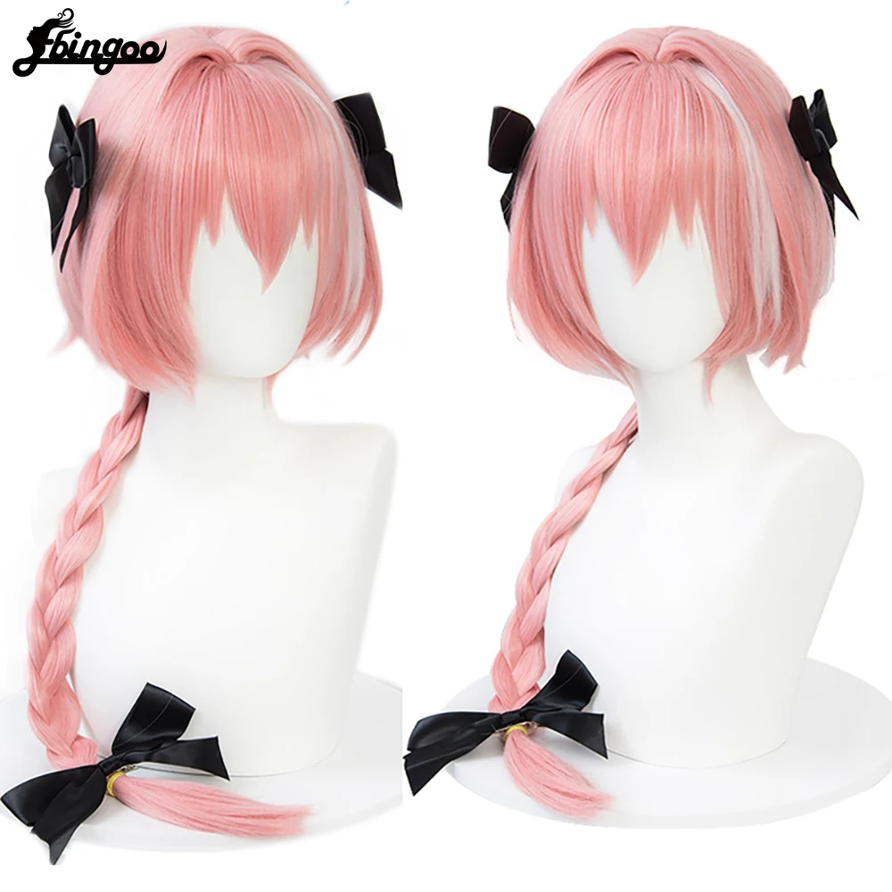 

Парик для косплея астолфо из «Fate Apocryph», термостойкие искусственные волосы, Длинные розовые, для Хэллоуина