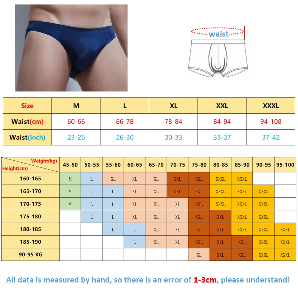 Бесшовное Мужское нижнее белье модные сексуальные шелковые трусы летние тонкие