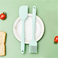 silicone baking spatula brush high temperature barbecue brush nonstick cooking kitchen utensils nondeformable soft baking tool