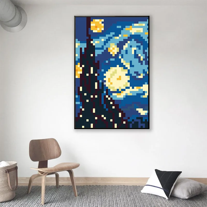 

Mosaic starry sky Wooden puzzle 1000 pieces wooden puzzle adult decompression children's educational toys gift