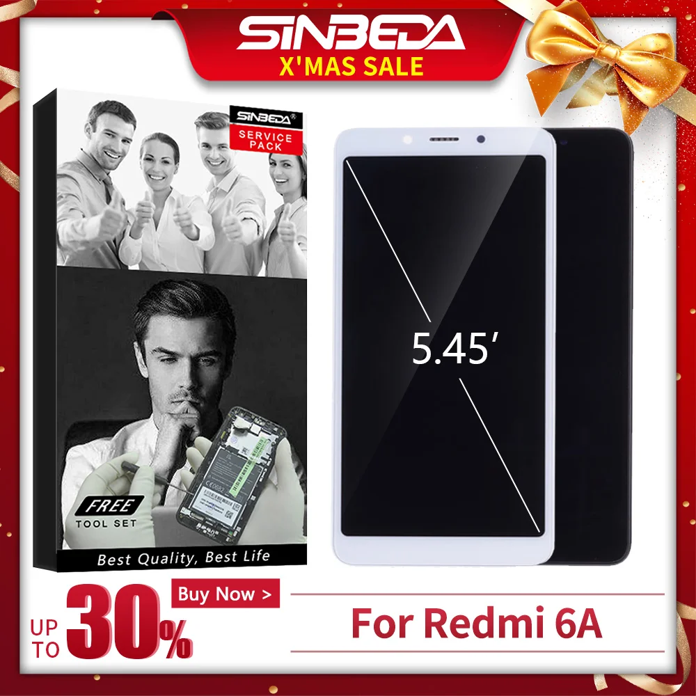 IPS ЖК экран 5 45 дюйма для XIAOMI Redmi 6 6A дисплей + рамка дигитайзер бесплатные