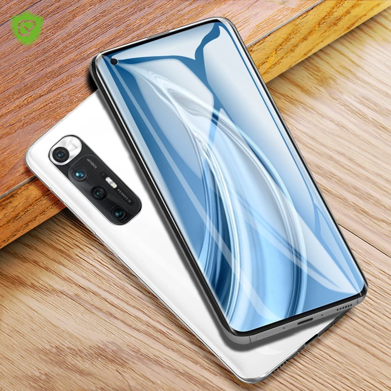 

CHYI 3D Curved Film For Xiaomi Mi 10S Screen Protector Full Cover nano Hydrogel Film With Tools Not Glass No bubbles