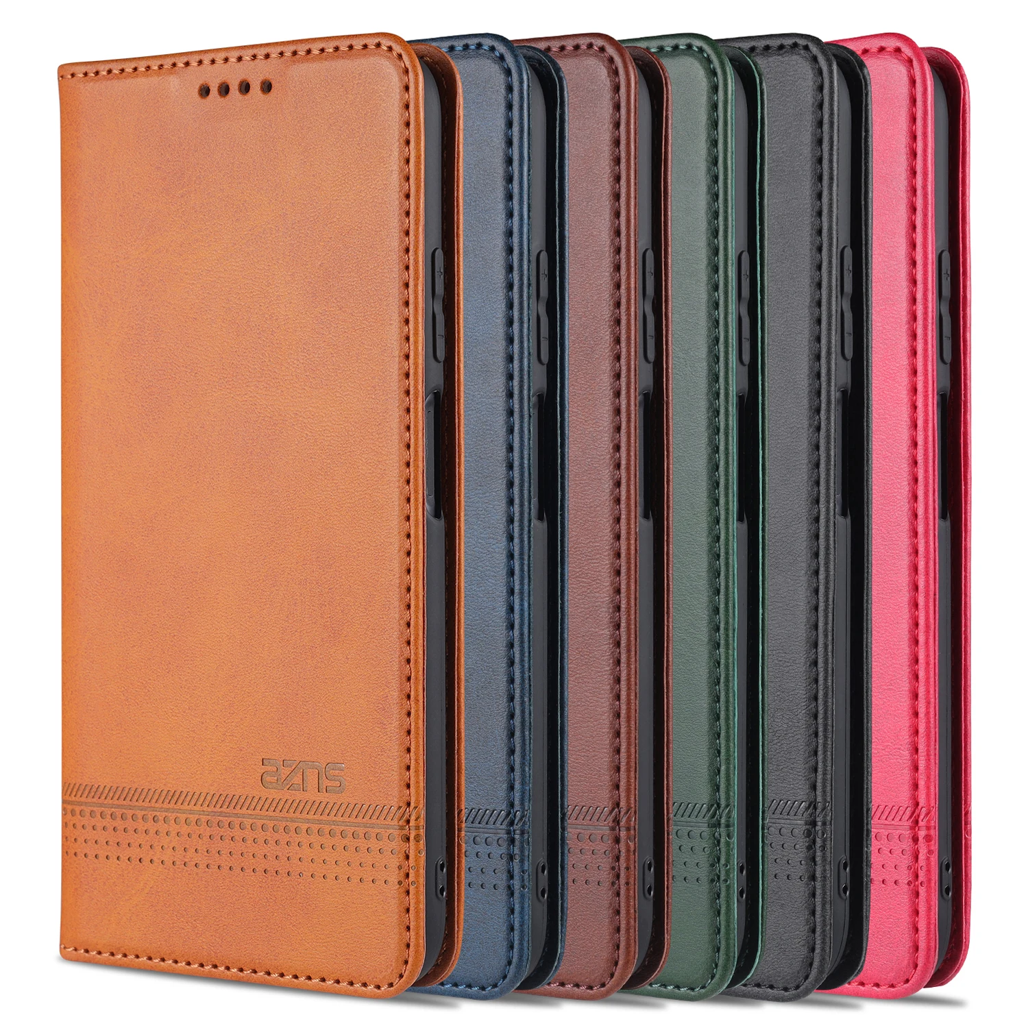 Deluxe magnetic adsorption leather case for Xiaomi Redmi Note 10s 10 9 11 Pro Max 9T 4G 10T 5G flip cover protective fundas | Мобильные