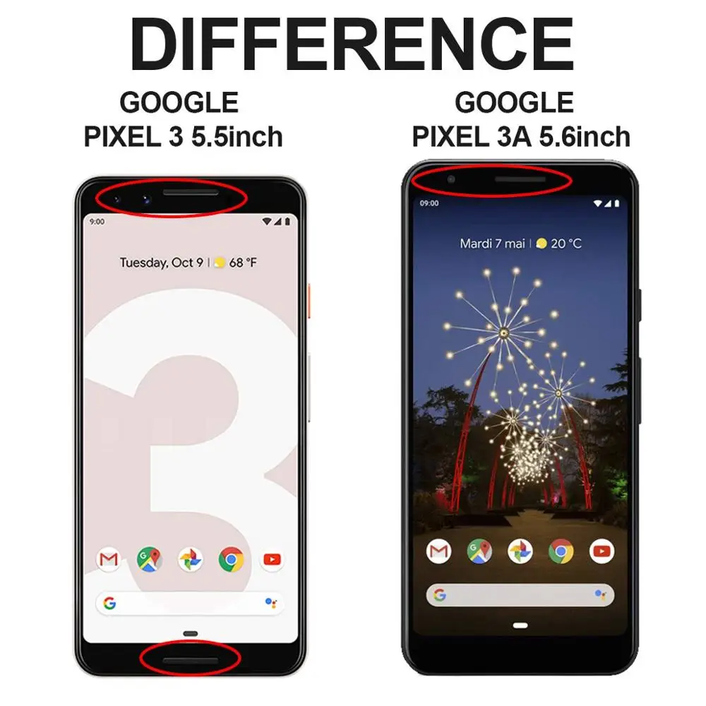 Сенсорный экран совместим с Google Pixel 3 XL &quotсенсорный дисплей в сборе дигитайзер
